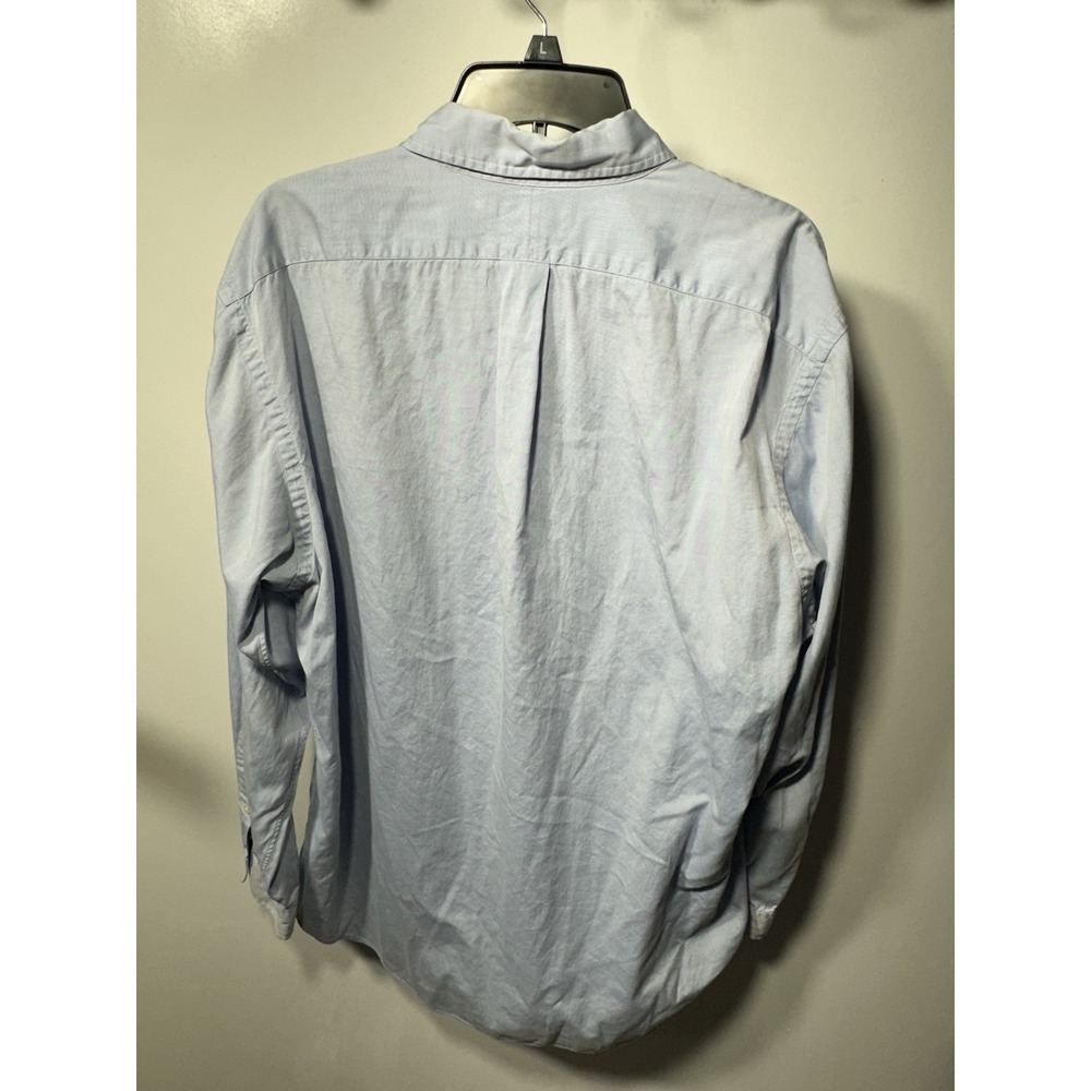 Ralph Lauren 16.5-35  men's YARMOUTH OXFORD blue long sleeve button down shirt - Picture 2 of 5